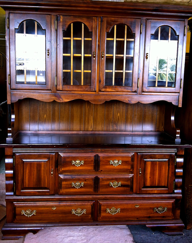 antique country hutch and cabinet for sale in trinidad and