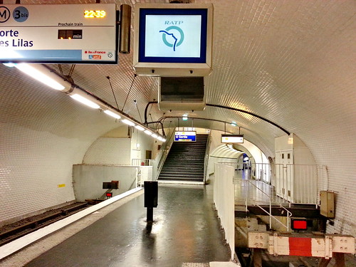 Paris Métro Gambetta 5 ligne 3Bis | Pascal POGGI | Flickr