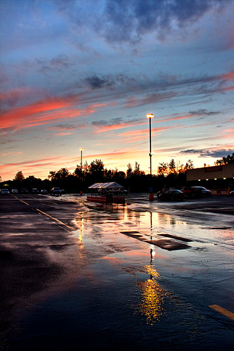 light sunset ny water rain evening parking paddle lot upstate after canton tokinaaf17mmf35