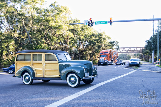 1940 Ford Woodie Heading for the Concours - Amelia Island 2014