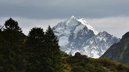 mount cook newzealand nuevazelanda mountain landscape paisaje paisaxe montaña nevado trekking hike