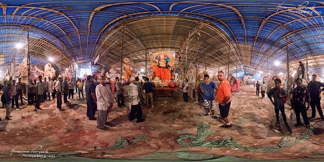 227A/365 - 87th of India - 38th of Mumbai - Welcoming the Ganesh Festival, Kalasagar Arts - Rajan Khatu - Famous Ganpati Idol Sculptor, Central Railway Ground (Parel Workshop), Mumbai, Maharashtra - India