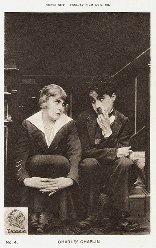 Charlie Chaplin and Edna Purviance