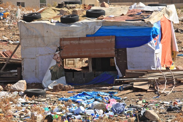 Bedouin Families Living on the Fringe Amman Jordan Middle East