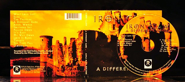 Iron Claw...... A Different Game. CD and Cover