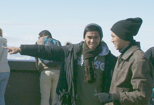 Guys on the Aiguille du Midi: look at the Montblanc!!! | by Christopher DunstanBurgh