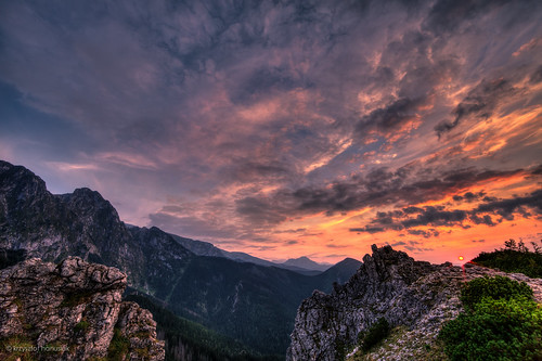 sunset clouds poland tatry tatras zakopane giewont mounains podhale sarniaskala
