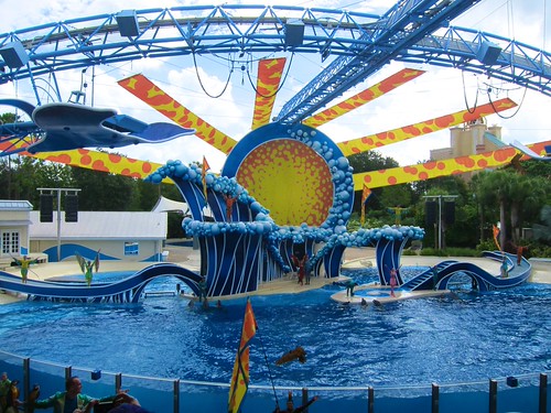 Sunrise by Joe Shlabotnik, At the end of the Blue Horizons show at SeaWorld Orlando.august2013 2013 seaworld bluehorizons orlan