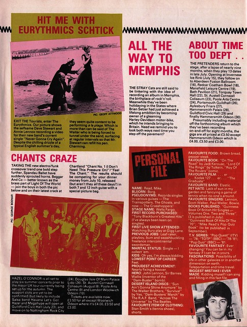 Smash Hits, July 9, 1981 - p.13