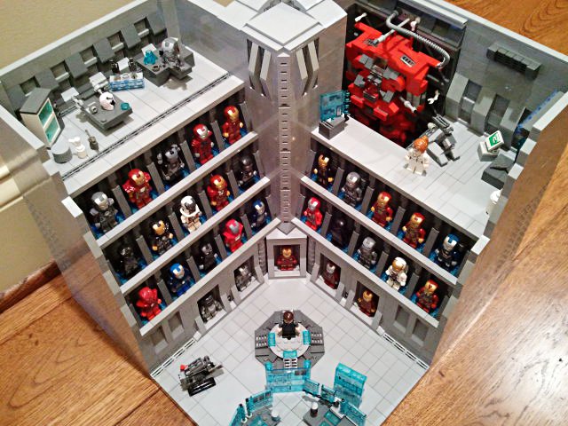 [MOC] Stark Industries Armory - Iron Man Hall of Armor LEGO