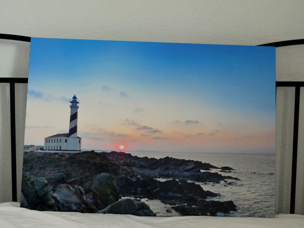 Faro Favaritx canvas lighthouse