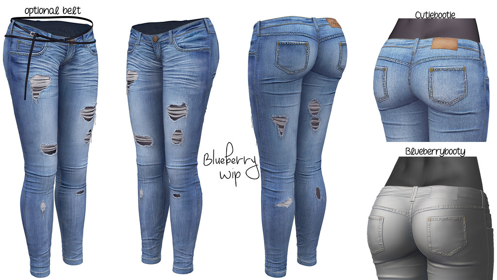 Blueberry Jeans New WIP | New WIP yay! These jeans will come… | Flickr
