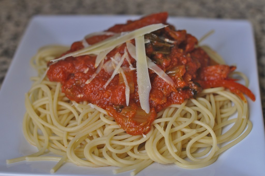 TikTok spaghetti recipe
