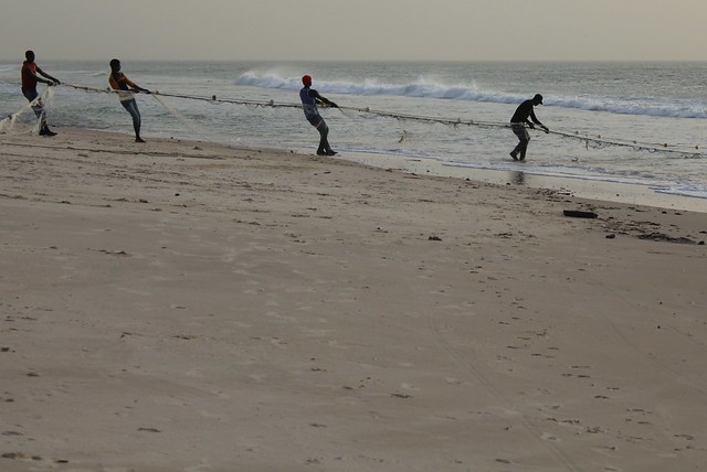 Nouakchott beach - end of the afternoon