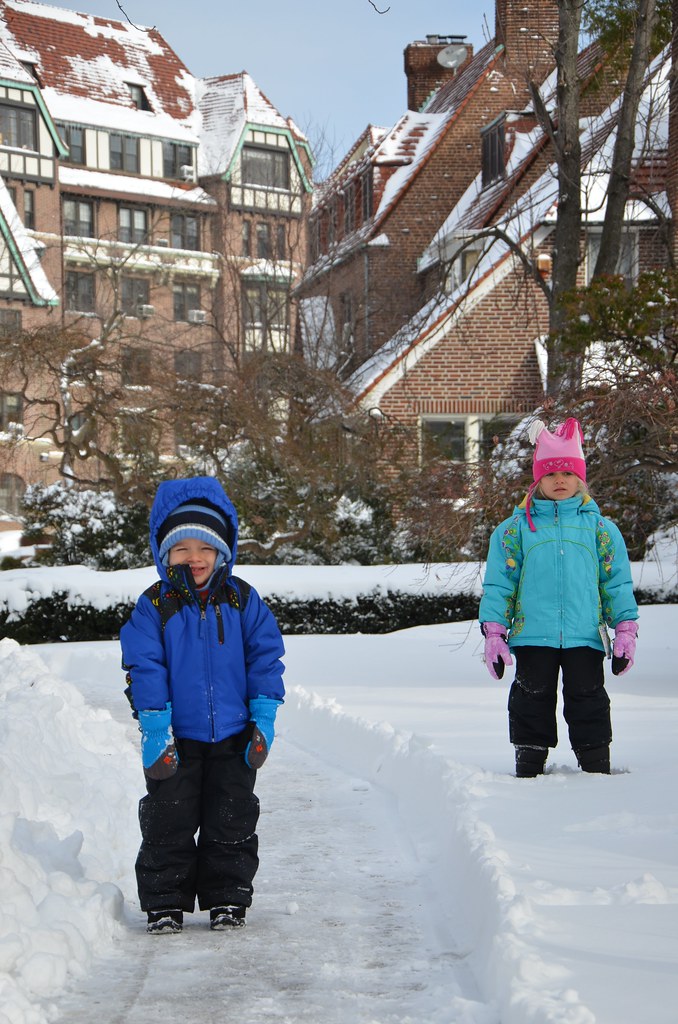 Everett & Violet In The Snow
