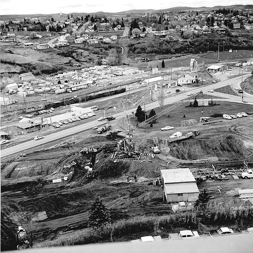 It’s ‪#‎ThrowbackThursday‬! Pictured is an undated construction photo of the Stephenson Complex. We believe this is 1966 or prior based on building history from #WSU archive info. ‪#‎GoCougs‬ ‪#‎TBT‬ ‪#‎WSU125‬