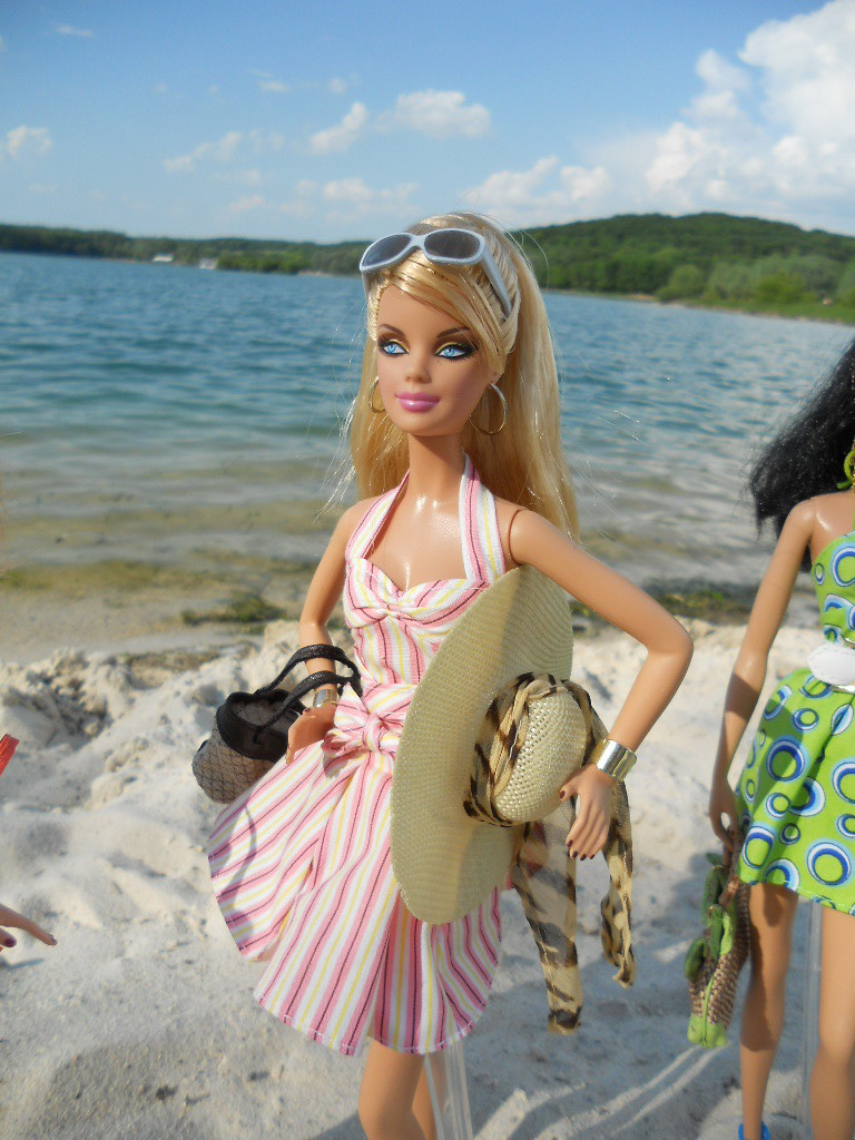 beach, model, top, barbie, resort.