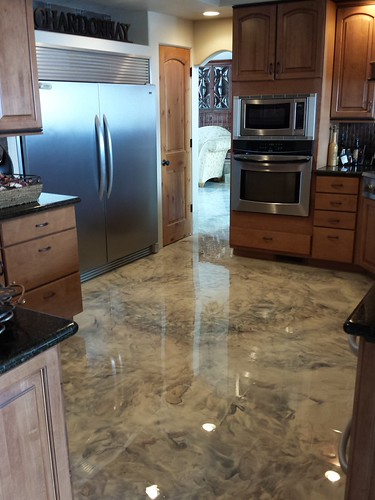 Travertine flooring | by countertopepoxy.com