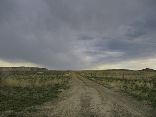 road two cloud storm dark track day skies stormy dirt wyoming lucerne thermopolis hotspringscounty