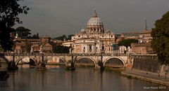 St Peters from Ponte Umberto 1