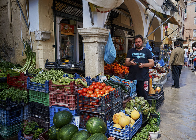Greencrocer Shop Corfu Town