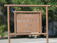 Academy of Equine Dentistry sign