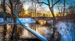 Sunset After the Snow Storm, New England, Available on Getty Images