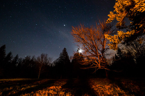 moon stars washington unitedstates bonfire astrophotography ravensdale