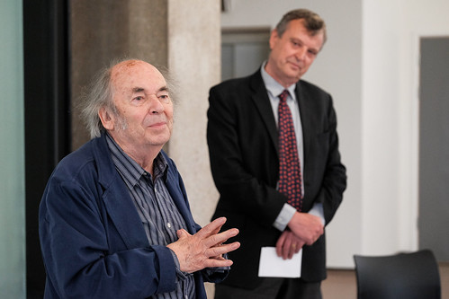 Quentin Blake at the Zoology Museum, 11 Jul 2016