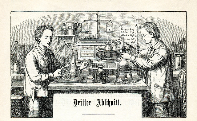 Des deutschen Knaben Experimentierbuch, Kapitelbild Chemie 3