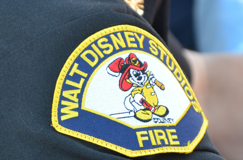 Walt Disney Studios Fire Department Patch California CA Mickey Mouse
