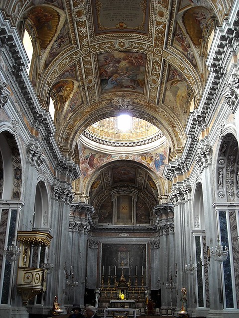 Church of Santa Maria degli Angeli a Pizzofalcone in Naples - Frescoes by Giovanni Battista Beinaschi (Cuneo 1638-Naples 1688)