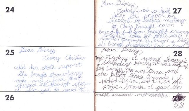 Fifth Grade Diary, 1988