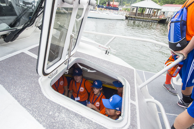 AIM Students Explore Coast Guard Small Boats