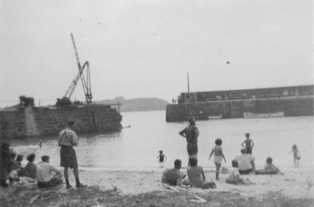 Mullion Harbour Cornwall 1949