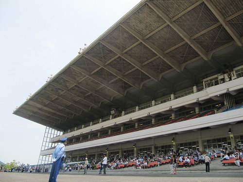 Himeji Racecourse 姫路競馬場の昔のスタンド