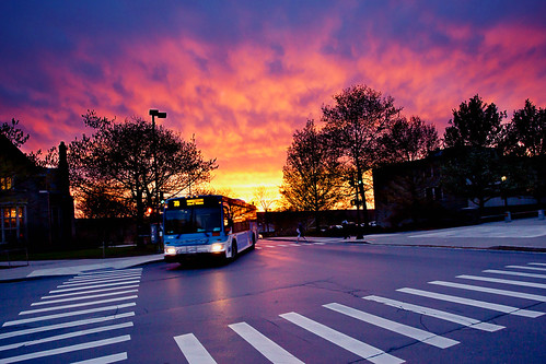 Sunset at Cornell by broanthedefensive,