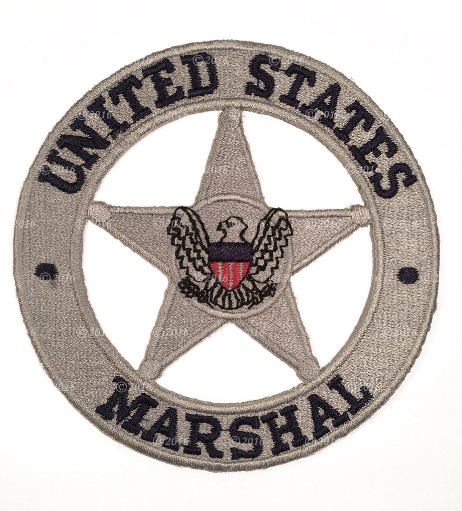 U S Marshals 2352 United States Marshals Badge Patch G Flickr