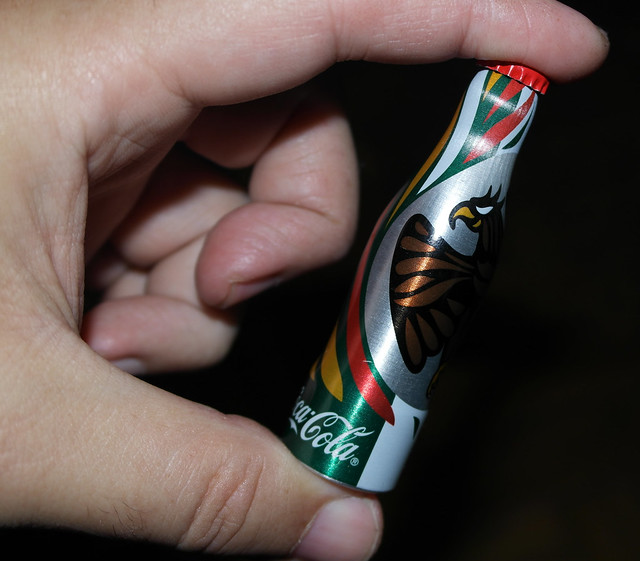 2014 Fifa World Cup Small Bottle Coca-Cola promo Brazil Mexico