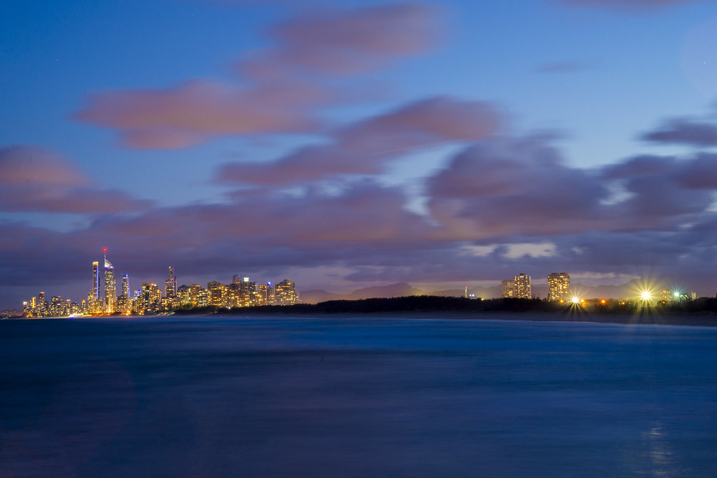 Gold Coast at night