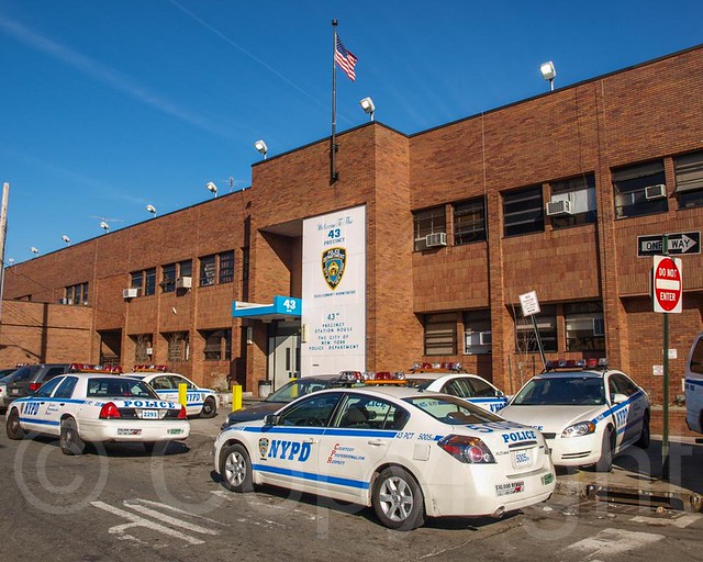 NYPD Police Station Precinct 43, Parkchester, Bronx, New York City