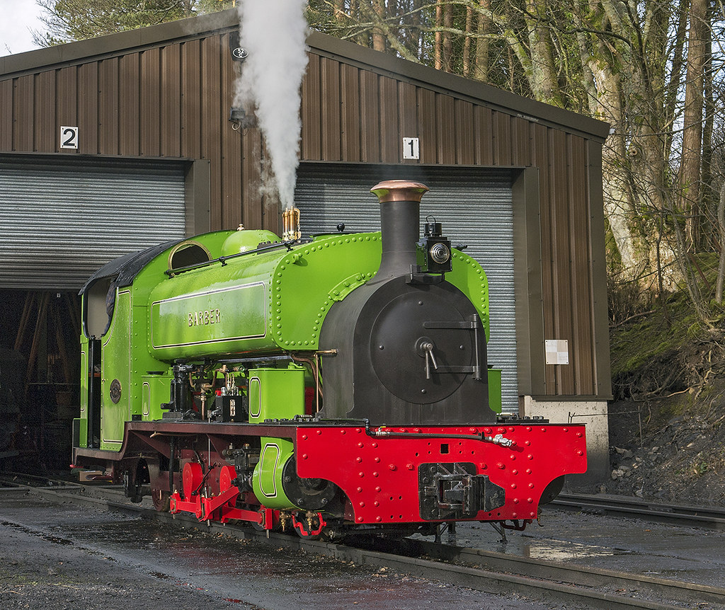 BARBER AT SOUTH TYNEDALE | Getting up a head of steam | Flickr