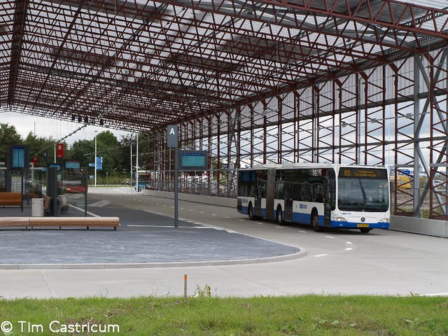 GVB Amsterdam 347, Lijn 69, Busstation Schiphol Noord (2015)