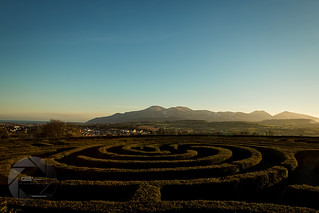 Peace Maze to Mourne Mountains.