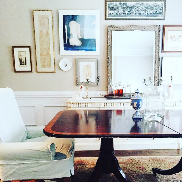 super chic style in the dining room