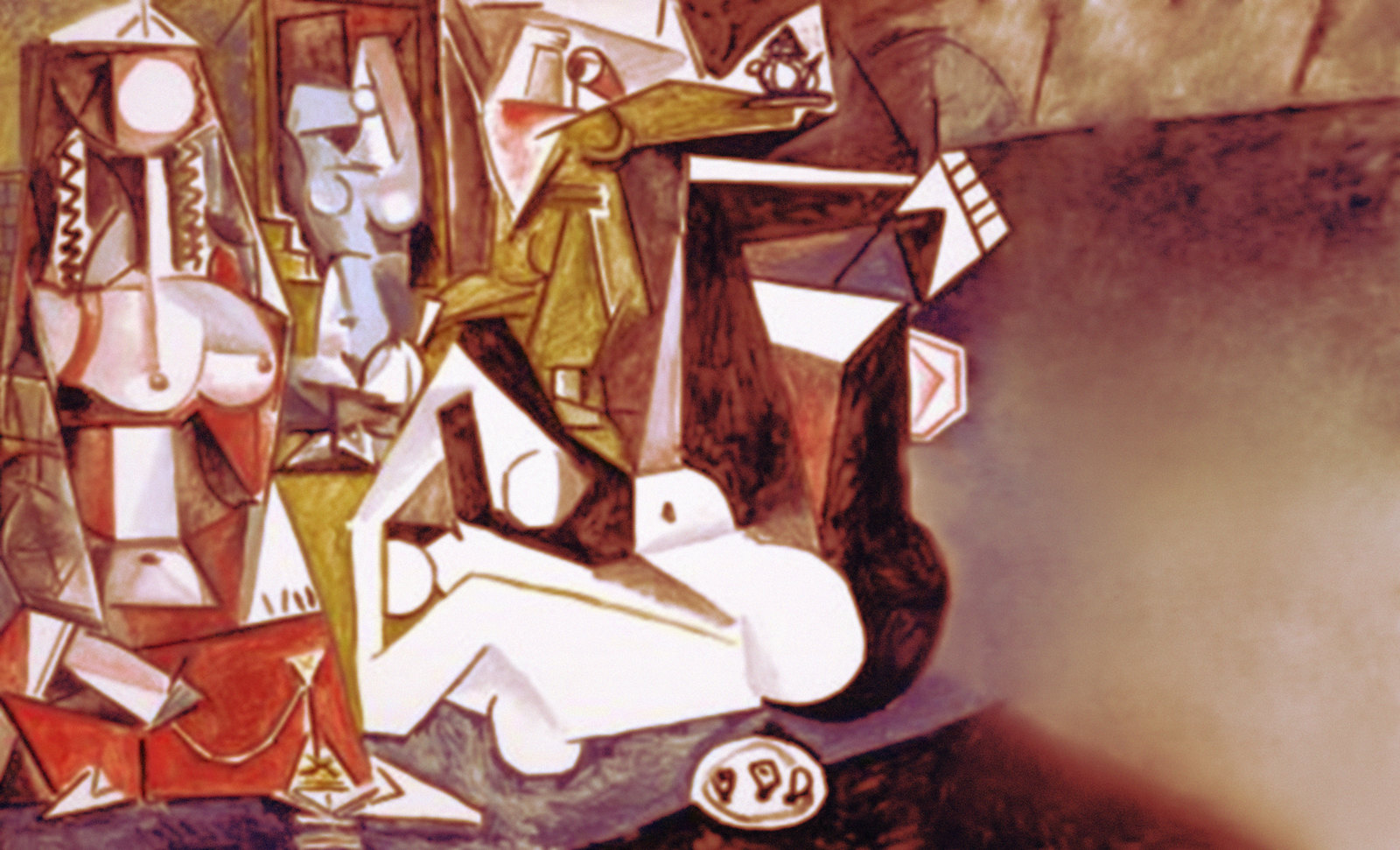 Odaliscas (Mujeres de Argel) yuxtaposición y deconstrucción de Pablo Picasso (1955), síntesis de Roy Lichtenstein (1963).