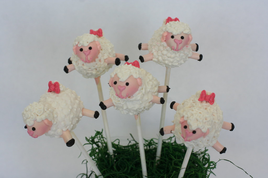 Grondig capaciteit pijp Fully Body Sheep Cake Pops! | Aren't these darling for a bir… | Flickr