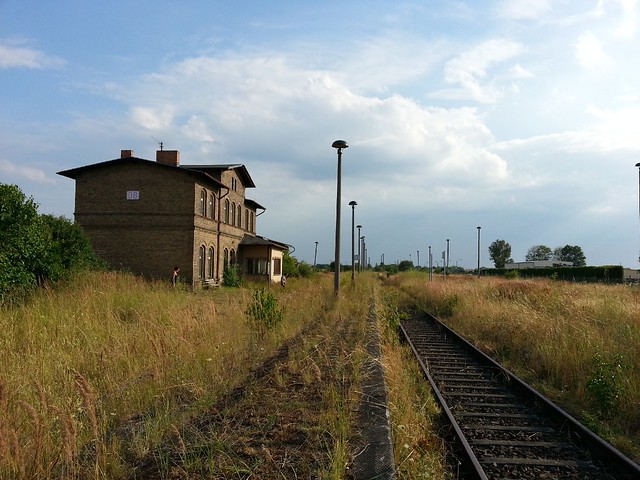 Bahnhof Haßleben 08/2013
