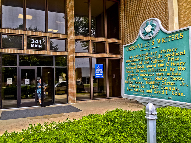 Greenville, MS Library Historical Marker - h5410