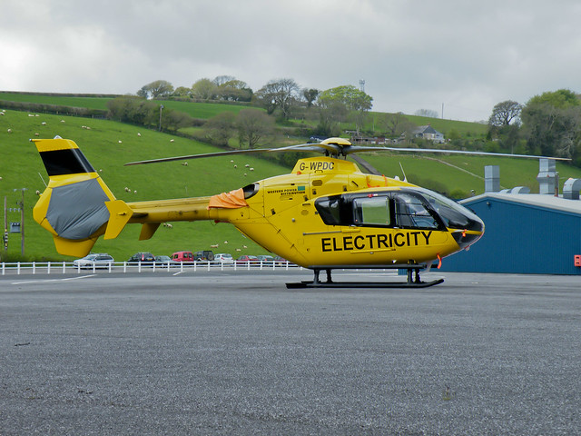 G-WPDC - Eurocopter EC135 visiting Castle Air Charters Ltd, Trebrown Heliport, Liskeard, Cornwall - 13/05/2013